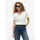 Slim Kurzarm-T-Shirt Mit V-ausschnitt Nos Ecru XL