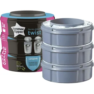 TOMMEE TIPPEE Twist & Click Nachfüllkassette 3 Stück