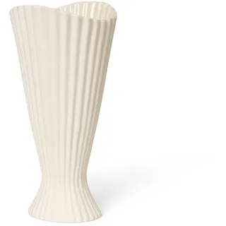 Ferm Living - Fountain Vase, H 20 cm, off-white