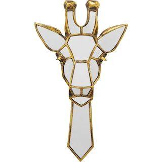 Kare Design Wandobjekt Giraffe Mirror, Gold, 45 x 26 x 5 cm (H/B/T) | elegant, fürs Wohnzimmer
