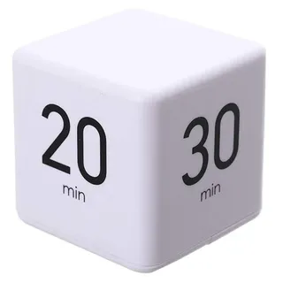 ZONSUSE Digitaler Cube Timer, Digitaler Küchentimer,Küchenwecker Kurzzeitwecker LED-Bildschirm, Kurzzeitmesser Eieruhr, Akustischer Alarm, Kochen, Backen, Sport