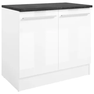 BASIC by Balculina Spülenschrank Jazz 100 x 60 x 90 cm Weiß