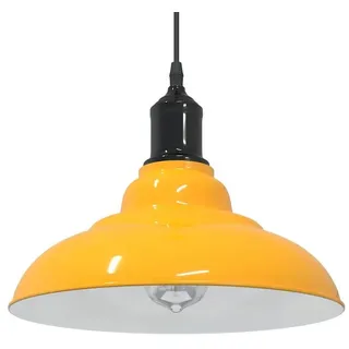 vidaXL 1-flg. Ø 31 cm höhenverstellbar gelb glänzend Metall