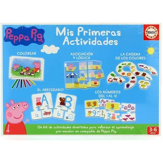 Educa 17249 Mis Primeras Actividades Peppa Pig Wutz Lernspiel für Babys, bunt