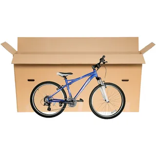 karton-billiger | Fahrradkarton Radkarton Versandkarton Verpackung 1600x200x800mm - DHL Gurtmaß