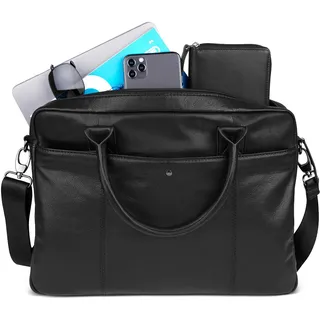 Bugatti Businesstasche Black Magic Briefcase Black