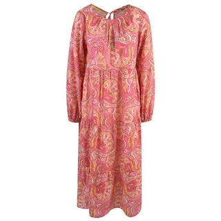 Smith & Soul Maxikleid Round neck Maxi Volant rosa S