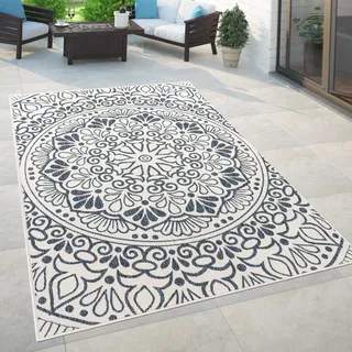 Paco Home In- & Outdoor-teppich, Für Balkon Terrasse Vintage Orientalisches Muster Ornamente, Grösse:60x100 cm,