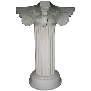 Xlmoebel Dekosäule Elegante Deko Figur aus hochwertigem Material mit feiner Verarbeitung (SÄULE MATERIAL: ACRYL 72 CM HÖHE), Hergestellt in Europa weiß