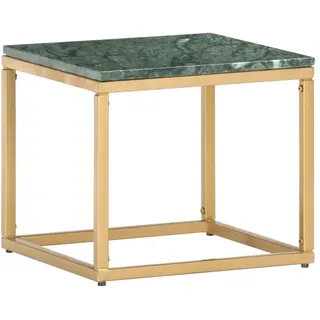vidaXL Couchtisch Grün 40×40×35 cm Echtstein in Marmoroptik