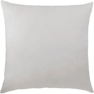 Traumschlaf Kissenbezug Uni Biber 80 x 80 cm Silber
