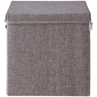 Lifeney Aufbewahrungsbox 33 x 33 x 33 cm 1-tlg. grau
