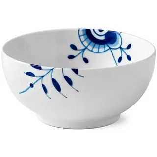 Royal Copenhagen Ø 18 cm - Porcelaen - Koboltblå/hvid, Schüssel + Schale, Weiss, Blau