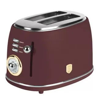 LEONARDO Berlinger Haus Toaster, Bordeaux, Kunststoff, 15x20x30 cm, Küchengeräte, Toaster