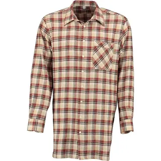 Condor Flanellhemd Evuce 90cm langes Herren Langarm Arbeitshemd rot 53/54