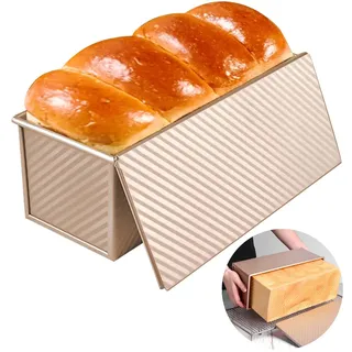 Brotbackform mit Deckel Toastbrot Backform Brotbackformen Toastbrotform Antih...