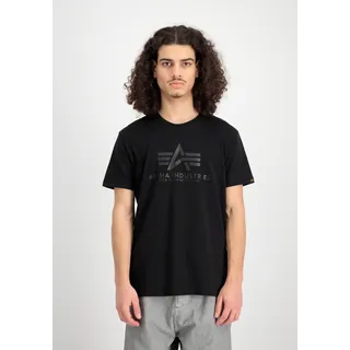 Alpha Industries Basic T Carbon Kurzarm-T-Shirt Black / Black XL