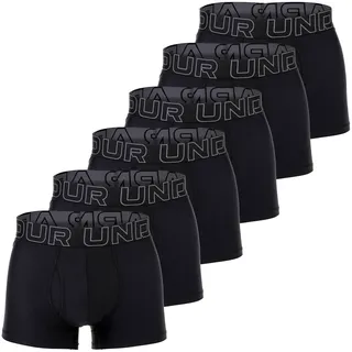 Under Armour Boxershorts unifarben Schwarz L 6er Pack