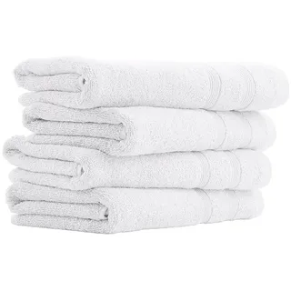 SCHIESSER Brooklyn Handtuch 50 x 100 cm weiß 4 St.