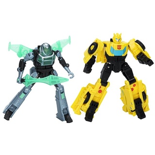 Transformers: EarthSpark Cyber-Combiner Bumblebee and Mo Malto Action Figure Set - 2-Pack