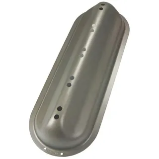 STÄDTER Backform Stollenbackhaube 38 cm für gleichmäßiges Backen von Stollen, Aus hochwertigem Material, ideal für Weihnachtsgebäck grau