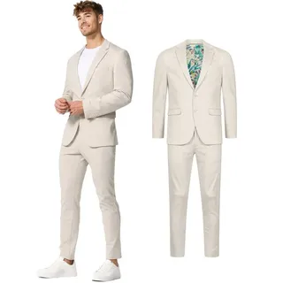 Jeff Anzug Ezra beige 54
