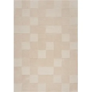 Wollteppich minimalistisch Natur 160 x 230 cm - DEBEN   Kadima Design