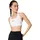 Swoosh Medium Support Padded Damen white/stone mauve/black XXS