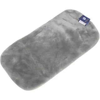 Reissner Lammfelle KIWA basic, Kinderwagen Einlage, grau | Echtes Merino Lammfell, OEKO-TEX zertifiziert, medizinisch gegerbt, für Buggy Kindersitz PKW Baby Bett Kinderbett