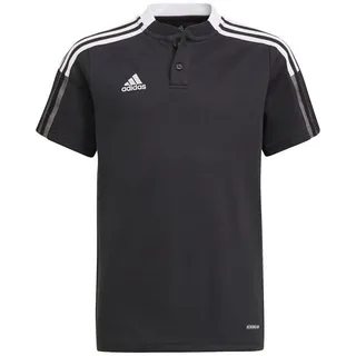 Adidas Tiro 21 Poloshirt Kinder - Schwarz - Schwarz