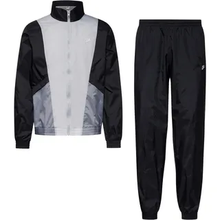Nike Club Woven Trainingsanzug Schwarz/Weiß XXL