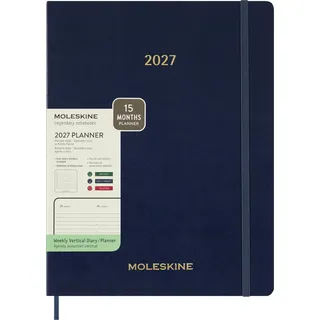 Moleskine Essential Wochenkalender 2026/2027 Saphirblau