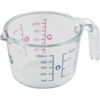 Emsa Prep&Bake Glas-Messbecher 0,5L, Messbecher, Transparent