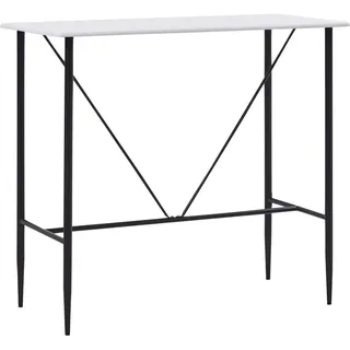 vidaXL Bartisch 120 x 60 x 110 cm Weiß