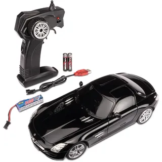 CARSON RC-Auto Mercedes-Benz SLS AMG 2,4G 100% RTR schwarz (500404310)
