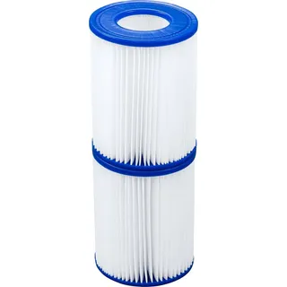 BESTWAY Filterkartusche Gr. II blau-weiß 10,6 x 13,6 cm