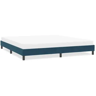 vidaXL Bettgestell 200 x 220 cm Dunkelblau