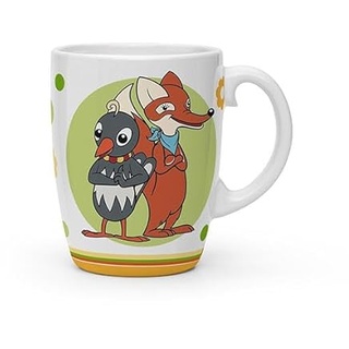Trötsch Unser Sandmännchen Kindertasse Fuchs und Elster: Kaffeetasse Teetasse Geschenkidee Geschenk Kindertasse