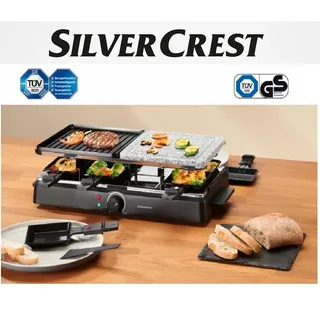 Silvercrest Raclette Grill 8 Personen 1400 W