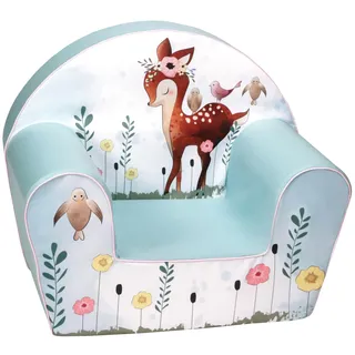 KNORRTOYS.COM 68352 - Kindersessel Fawn, Türkis