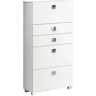 Schildmeyer Midischrank 65 x 133,5 x 34,5 cm Weiß
