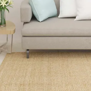 vidaXL Natur Sisal Teppich 100 x 150 cm Beige