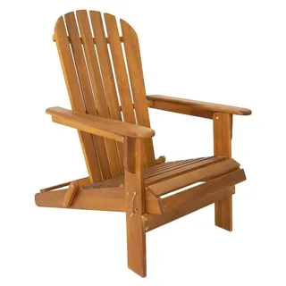 prestige home living outdoor Adirondack Liegestuhl 83 x 69 x 93 cm Braun