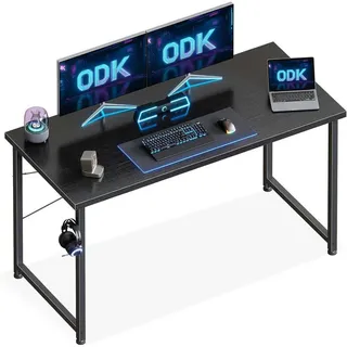 luxuskollektion Schreibtisch Schwarz 120x50x74cm PC Tisch