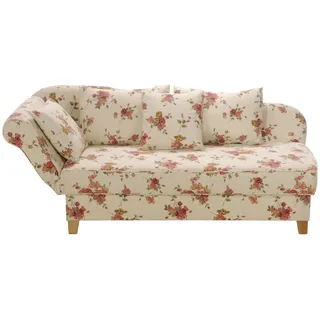 Max Winzer Selma Recamiere mit Armteil links klappbar Flachgewebe beige