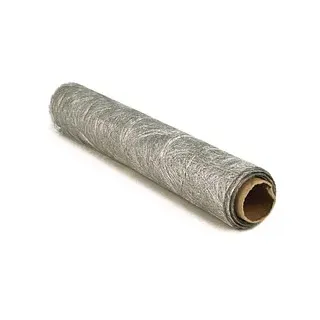 Rayher Faserseide Modern silber, 30,0 cm x 5,0 m
