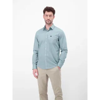 Lerros Langarmhemd mit Karomuster Blau 3XL