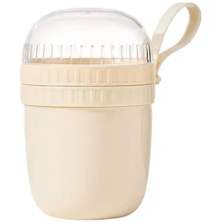 Muuookka Für Joghurt, Salat, Auslaufsicherer Tragbarer Frühstücksbecher 320ml/520ml mit 320ml