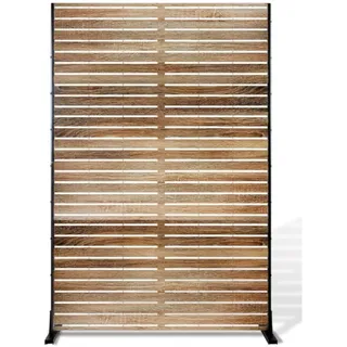 Lidzopas Sichtschutz 120x180Cm Sichtschutzwände & -Paneele Für Den Außenbereich Freistehende Trennwand Mit Ständer Dekorativer Garten-Sichtschutz Paravent Für Balkon, Terrasse, Innenbereich