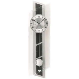AMS Funkwanduhr 24,0 cm 5217 silber